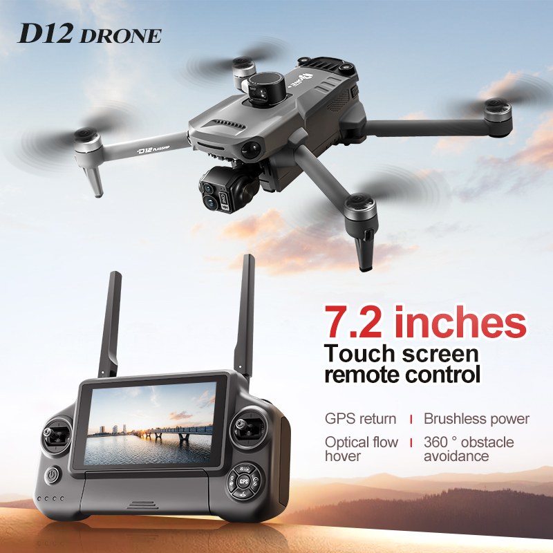 Drone Aircraft Jjrc - D12 Professionele GPS Drones 8K Scherm