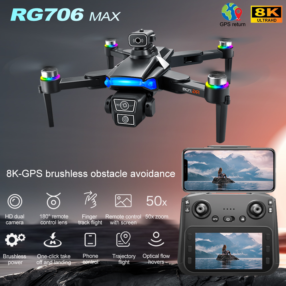 Drone Aircraft Jjrc - JJRC RG706 Max GPS-drone met 8K