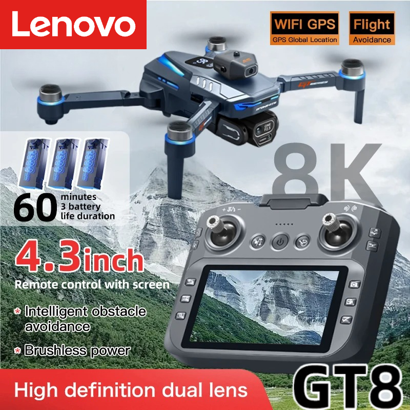 Drone App Rc Fpv - Lenovo GT8 Drone 8K Professionele Dual