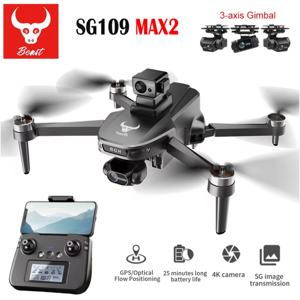 Drone App Rc Fpv - SG109 MAX2 Professionele FPV 8K Camera