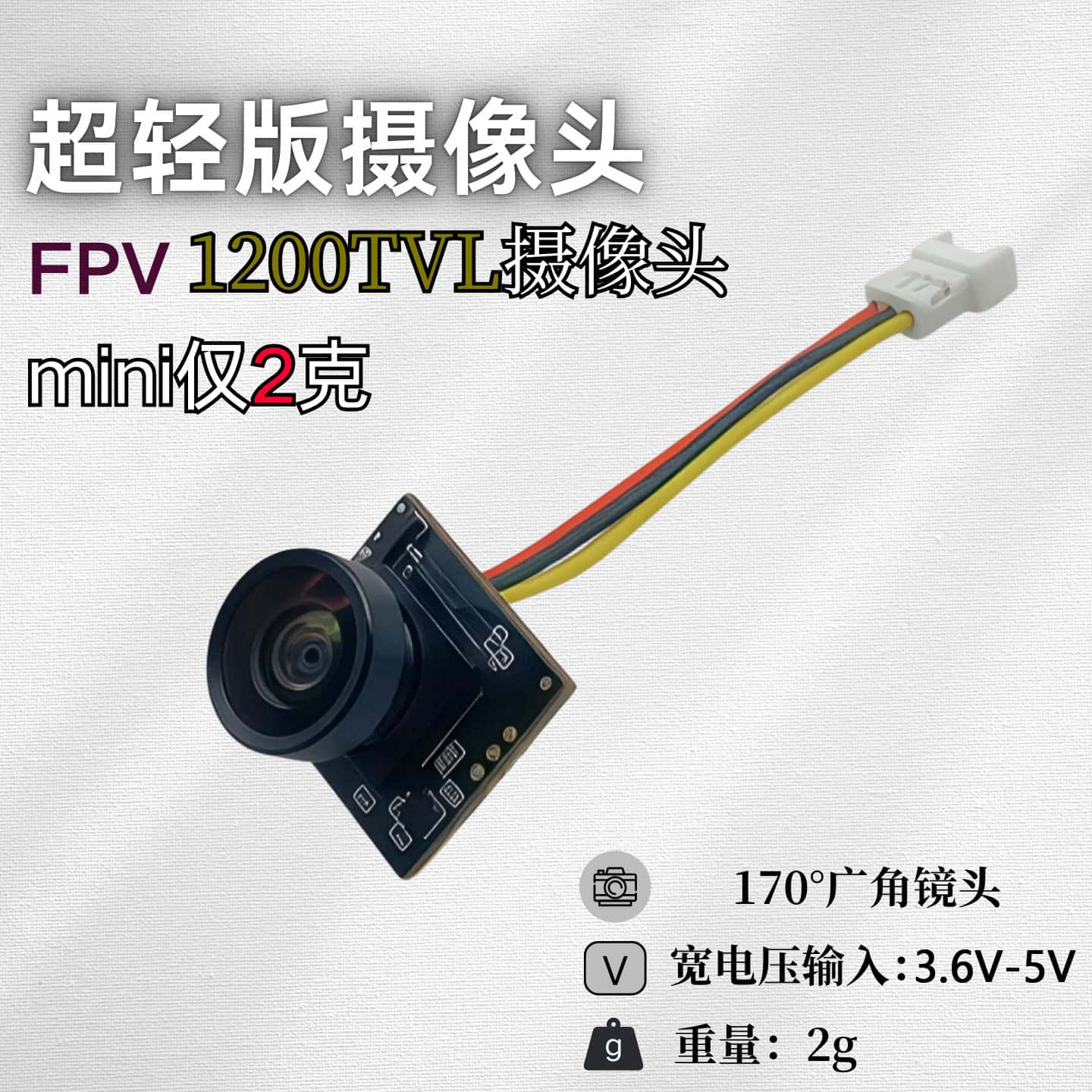 Caddx Fpv Camera - Ultralichte Hollow Cup FPV-camera NANO 13X15MM-camera