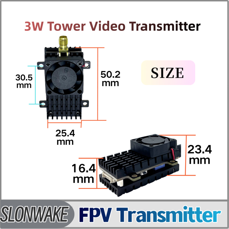 Drone Rc Controller And Receiver - SLONWAKE 5.8G 3000mW Simulatie VTX FPV