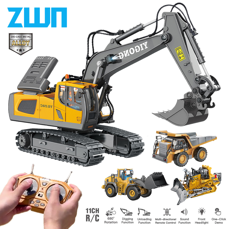 Rc Drift Car Kit - Zwn 2.4G Afstandsbediening Graafmachine Dump Truck