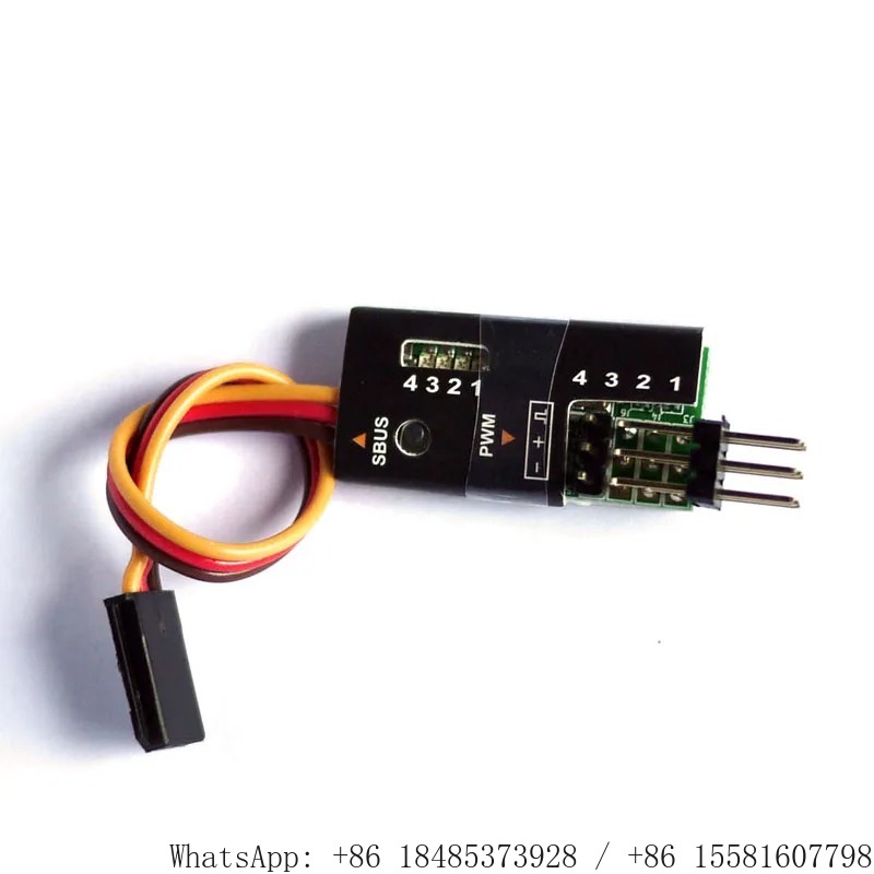 Frsky Receiver Module - 4-kanaals S.BUS naar PWM-signaaldecodermodule compatibel met