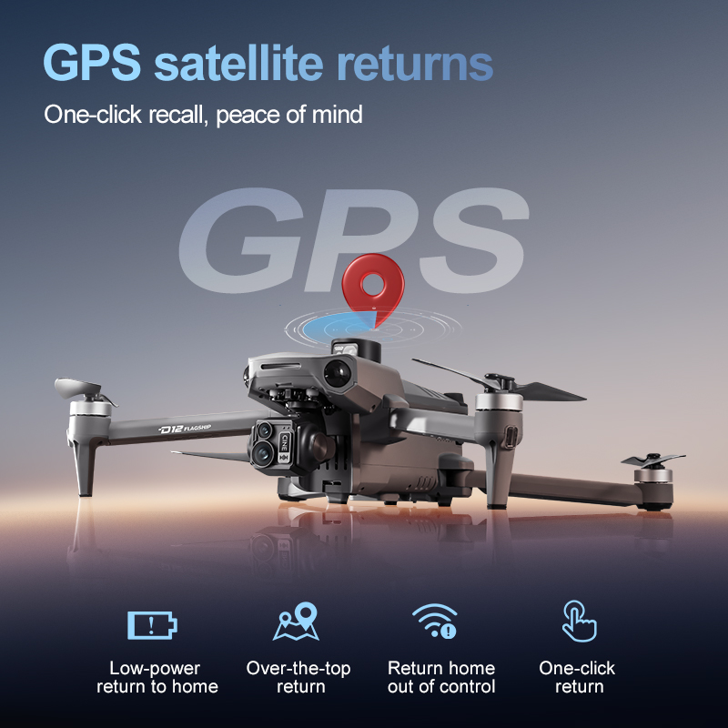 D12 Professionele GPS Drones 8 - Drone Aircraft Jjrc recensie en prijs
