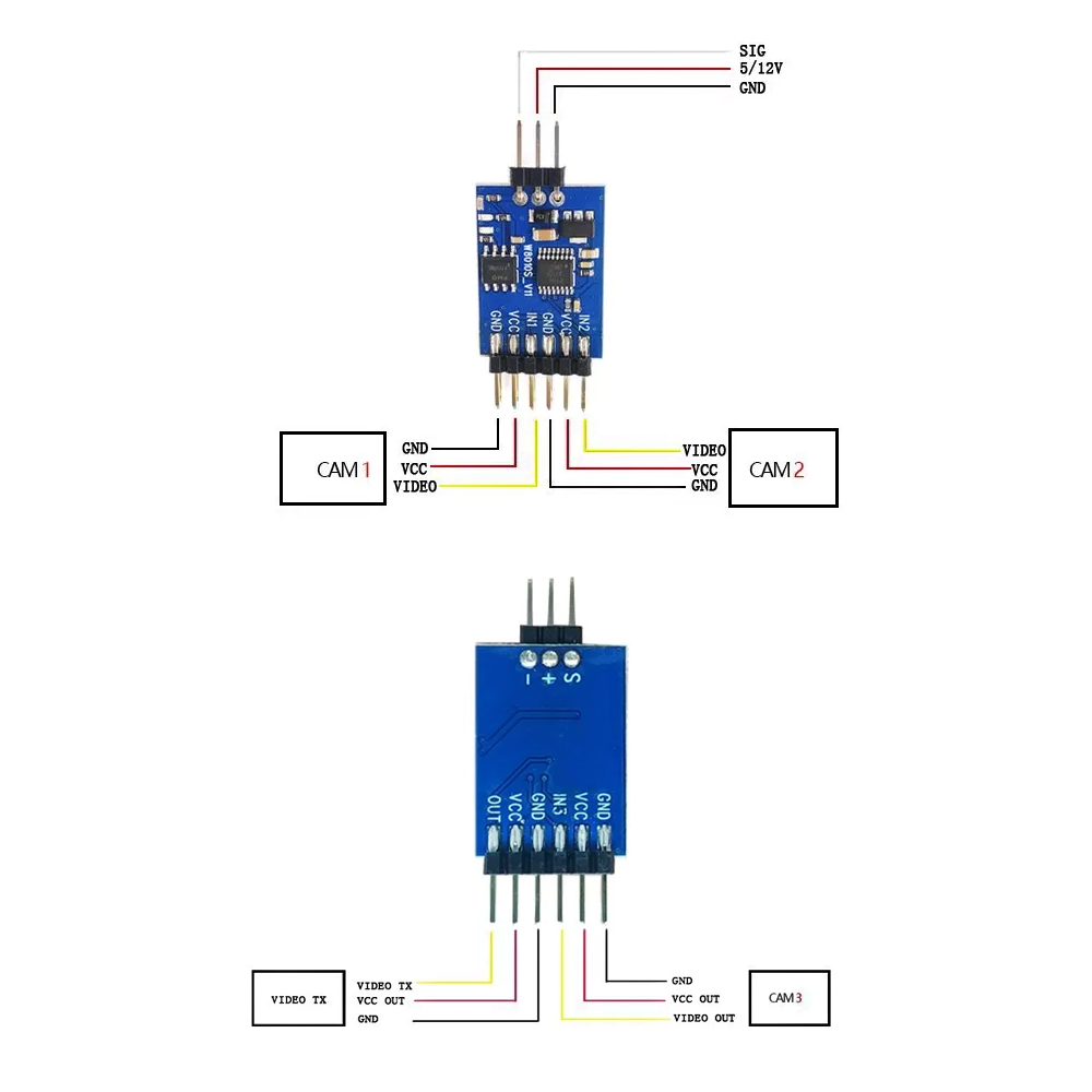 5.8G 3 Kanaals Video Switcher  - Drone Switch Rc recensie en prijs