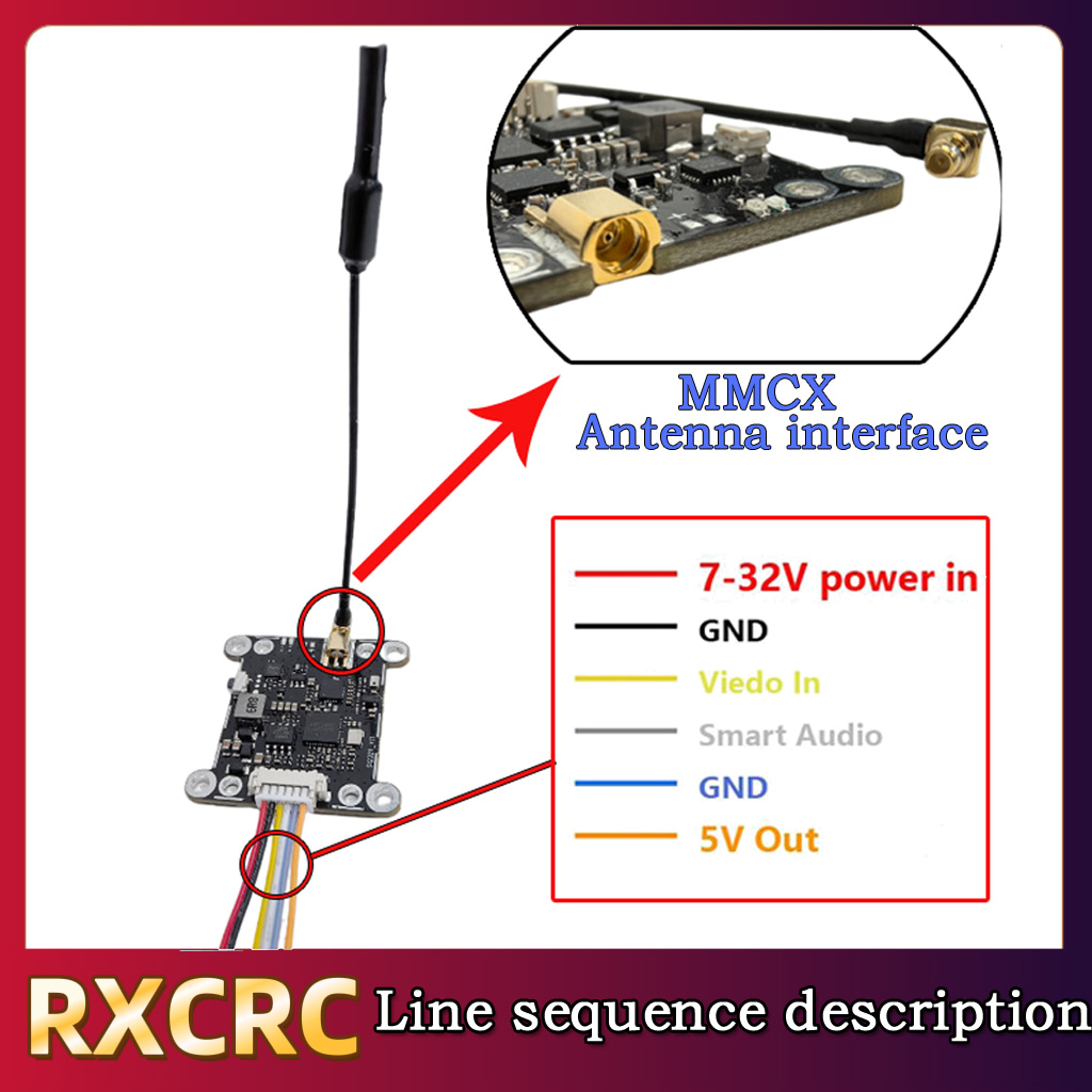 RXCRC 5.8G Module 48CH 1.6W VT - Drone Rc Controller And Receiver recensie en prijs