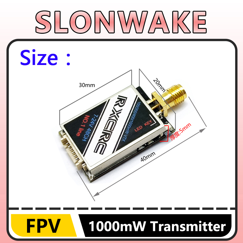 SLONWAKE 5.8G 48CH 1W VTX 100/ - Drone Rc Controller And Receiver recensie en prijs