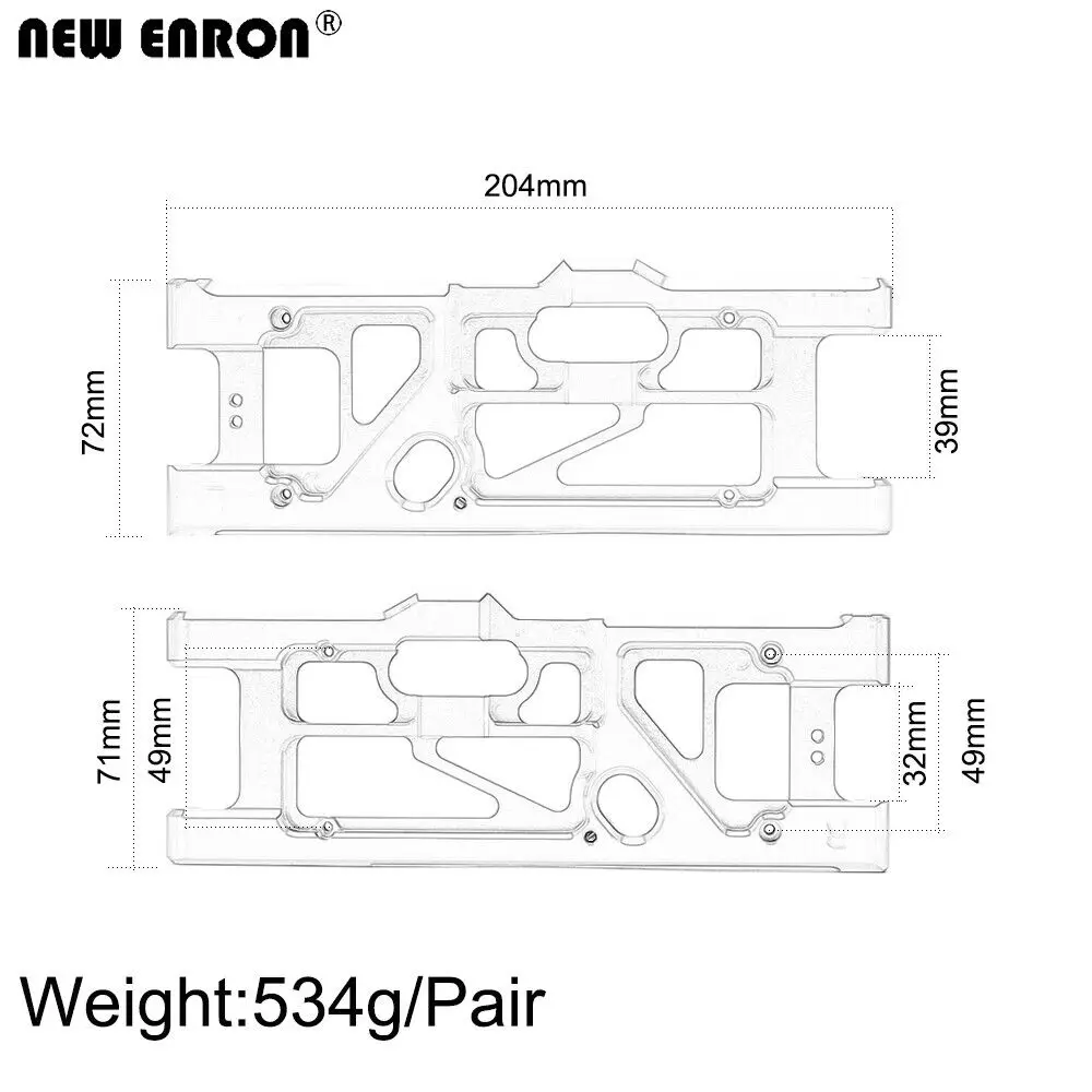 NIEUW ENRON aluminium 6061 ond - Rc Suspension Arm recensie en prijs