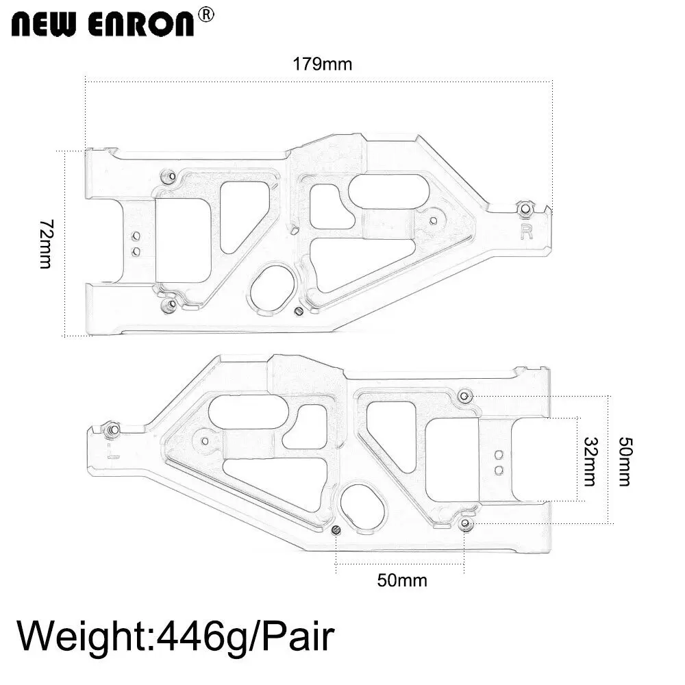 NIEUW ENRON aluminium 6061 ond - Rc Suspension Arm recensie en prijs
