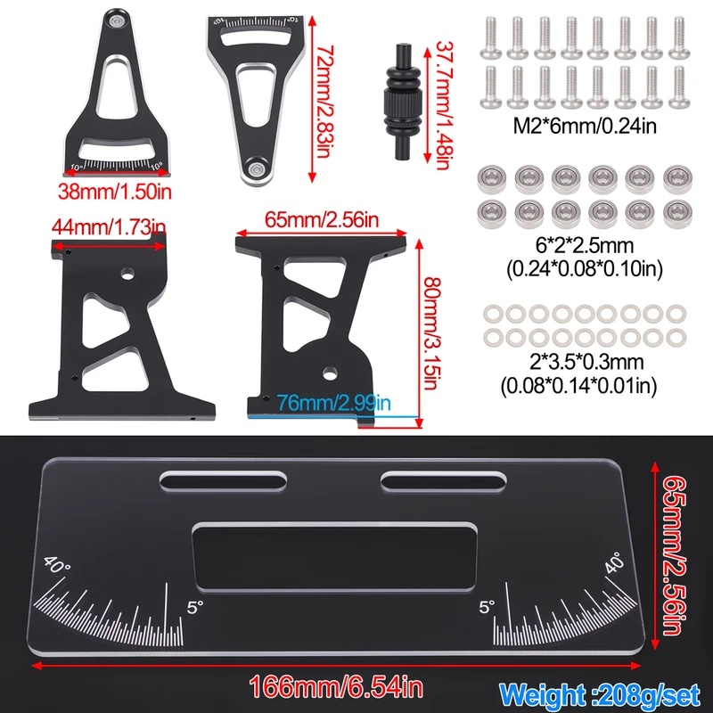 CNC Aluminium RC Chassis Setup - Rc Drift Car Kit recensie en prijs