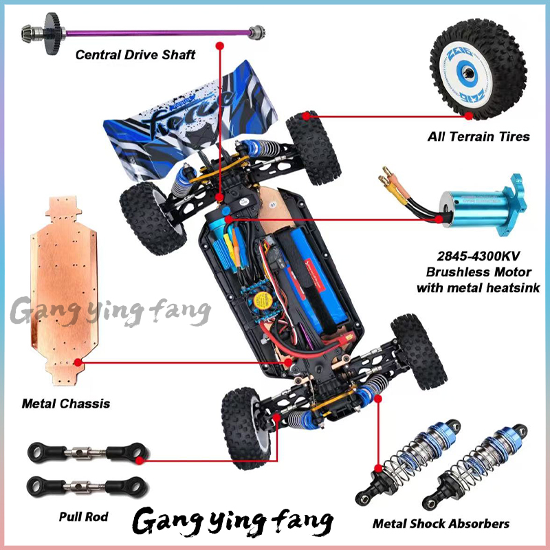 1/12 124017 Wltoys-V8 2.4G Rac - Rc Drift Car Kit recensie en prijs