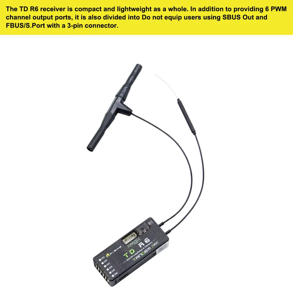 FrSky TD R6 2.4G/900MHz Dubbel - Frsky Receiver Module recensie en prijs